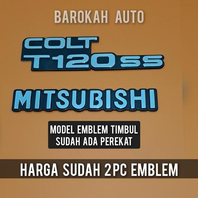 Colt T120Ss Logo Mobil Tulisan Emblem Mitsubishi Dan Colt T120Ss Baru
