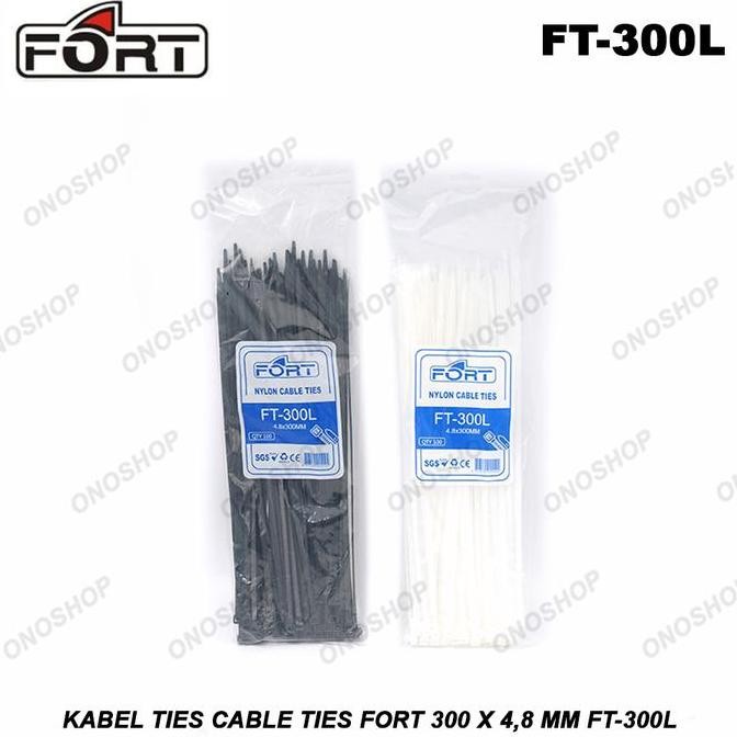 Kabel Ties Cable Ties FORT 300 x 4,8 mm FT-300L