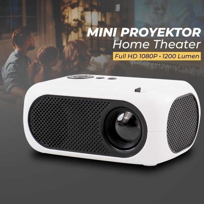 Proyektor Mini Full Hd 1080P 1200 Lumens Home Theater - M24
