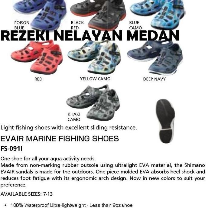 TERBARU - SHIMANO EVAIR MARINE FISHING SHOES