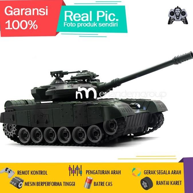 Mainan Mobil Remot Kontrol Rc Tank War Speed 9 Fungsi Remot Besar