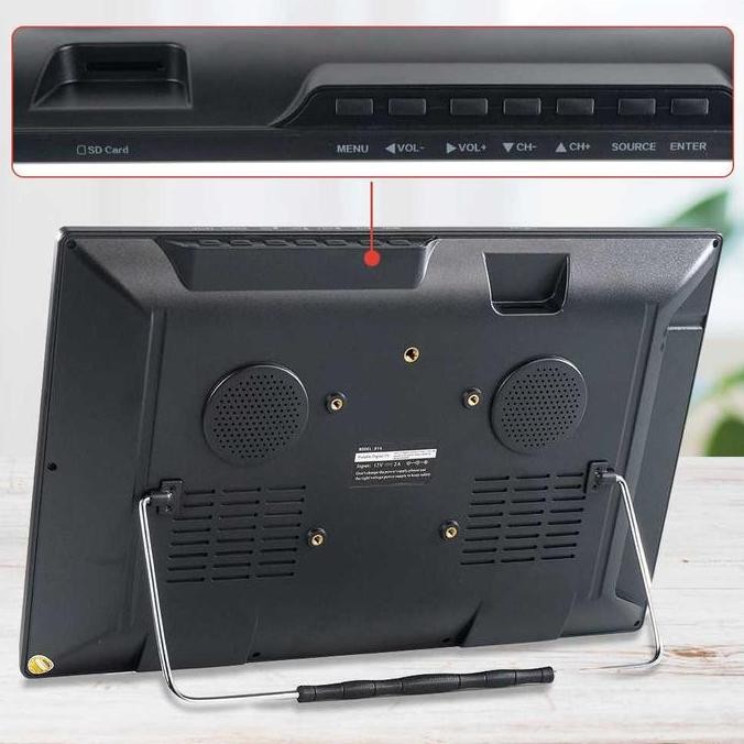 Monitor Tv Digital Portable Monitor Tv Led Color 15.4 Inch Dvb-T2