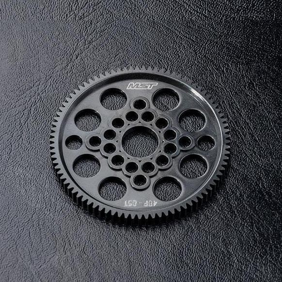 MST 48P SPUR GEAR 85T (BLACK) #148085BK RESTOCK