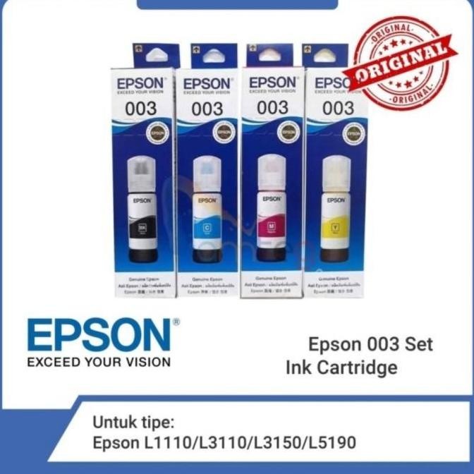 Tinta Epson 003 Original 1 Set L3210 BIM
