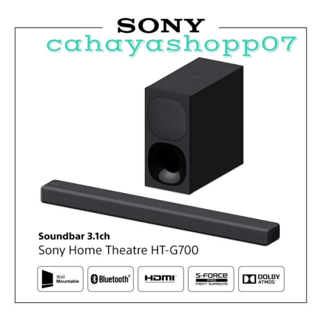 SONY SOUNDBAR HTG700 / HT-G700 / G700 DOLBY ATMOS
