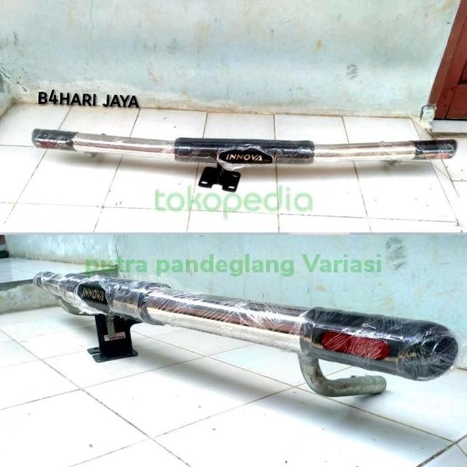 Tanduk Belakang Bemper Belakang Mobil Sigra / Calya Bahan Stenlis