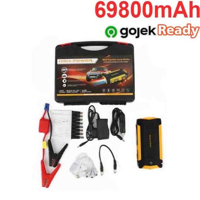 Jumper Aki Mobil Portable 20000Mah - 13600Mah Power Bank Senter Hp