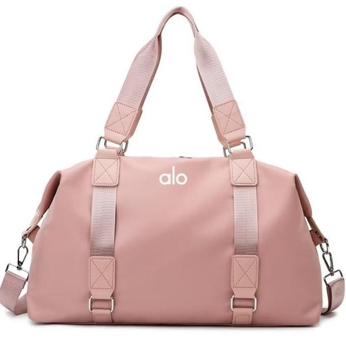 TAS DUFFLE BAGS 4LO YOGA ORIGINAL PINK / TAS OLAHRAGA PRIA WANITA / TAS GYM PRIA WANITA ORIGINAL DAN