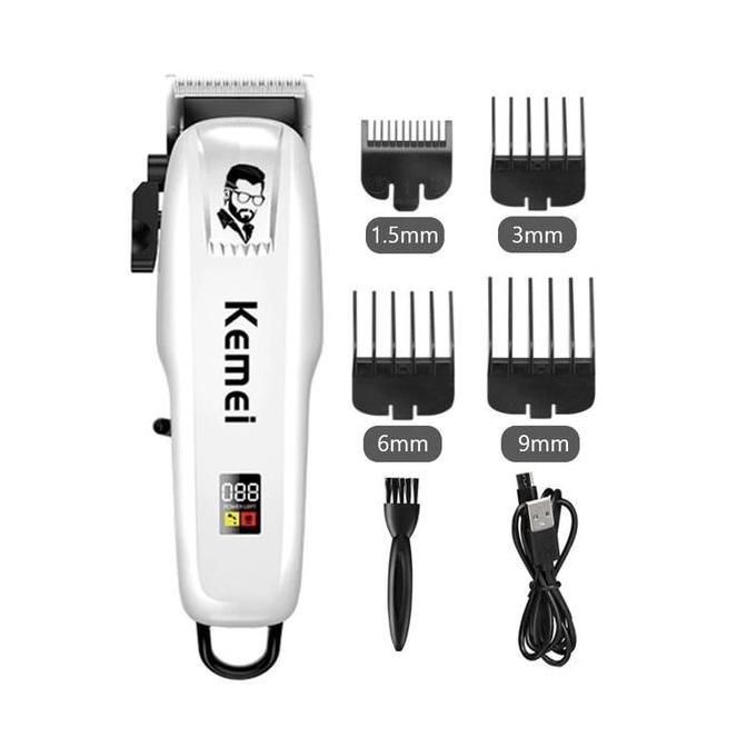 Hair Clipper Kemei Km-Pg809A Km Pg 809A Alat Cukur Rambut Elektrik
