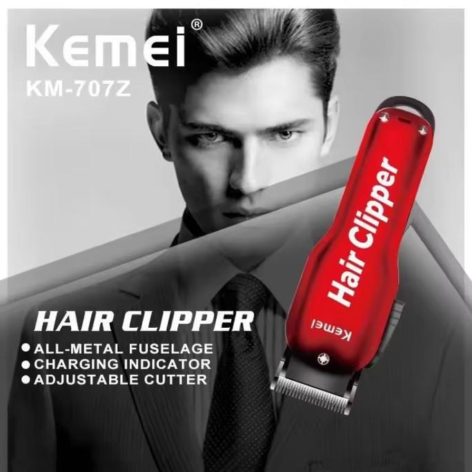Kemei Km-707Z Hair Clipper 6500Rpm 2000Mah Alat Cukur Rambut Elektrik Km707Z Km 707Z Jenggot Kumis R