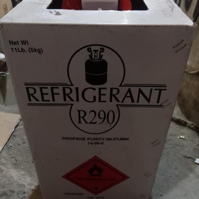 refrigerant freon kulkas freezer showcase R290 1 kg dan tabung PREMIUM