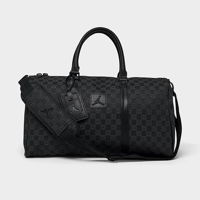 TAS JORDAN MONOGRAM DUFFLE BAG BLACK LIMITED ORIGINAL DAN TERPERCAYA