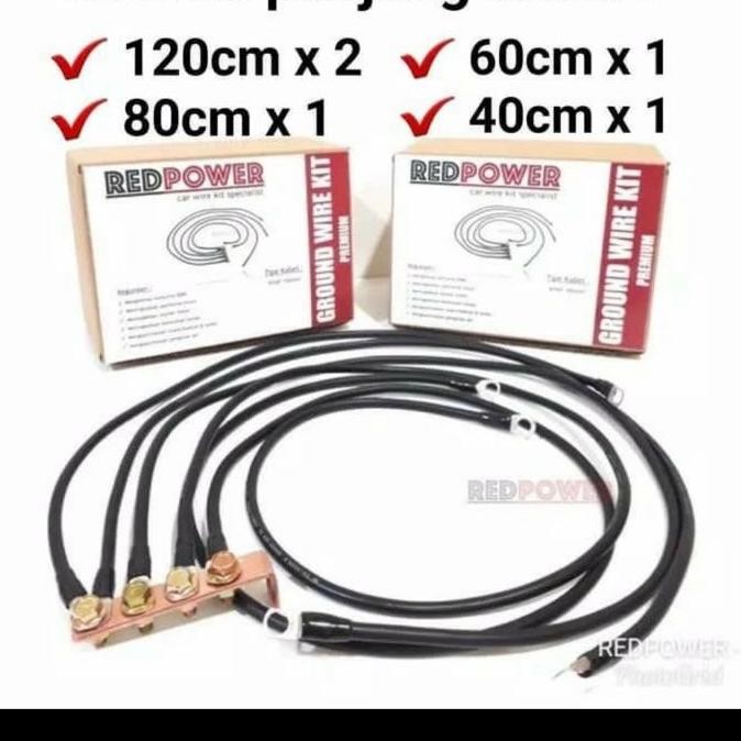 Kabel Grounding Aki Mobil 5 Titik 4 Lubang 16Mm