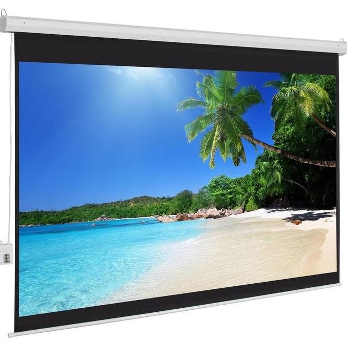 DI16 - Screen Projector 106" 16:9 Motorize Metalic Motorize Screen