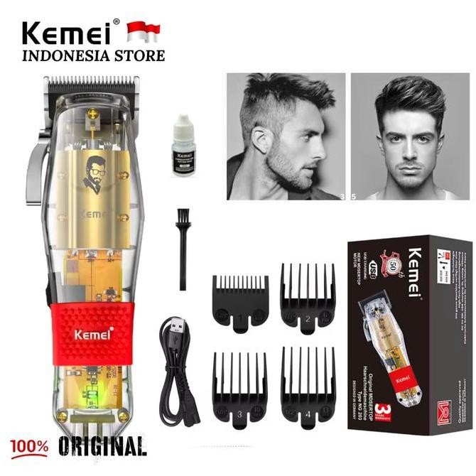 Alat Cukur Rambut Kemei Hair Clipper Turbo Elektrik Cukuran Km Ng 203