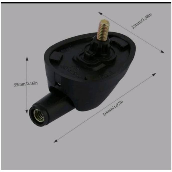 Base Dudukan Antena Radio Mobil Suzuki Ertiga 2012 - 2013 Generasi Awal Drat Silver Perak Rumah Ante