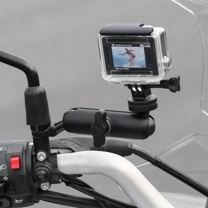 Breket Gopro Motowolf Spion Mdl3519 - Holder Camera Gopro Dudukan Gopro Spion Motor