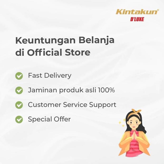 Kintakun Bedcover Set Flat 160x200 / 180x200 Amina Aesthetic Dluxe