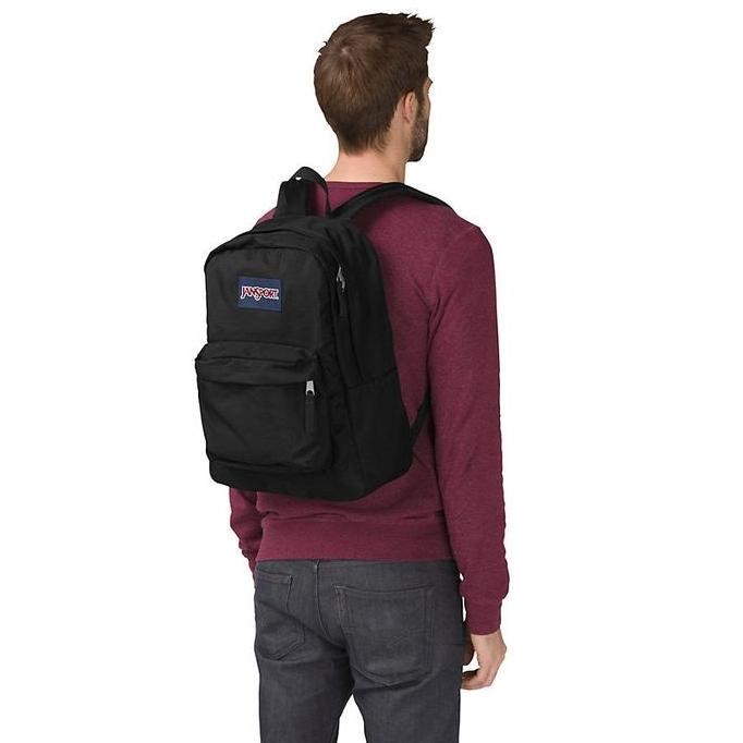 TERBARU JANSPORT SUPERBREAK ONE BACKPACK BLACK TAS KANTOR TAS KAMPUS TAS TRAVELING ORIGINAL