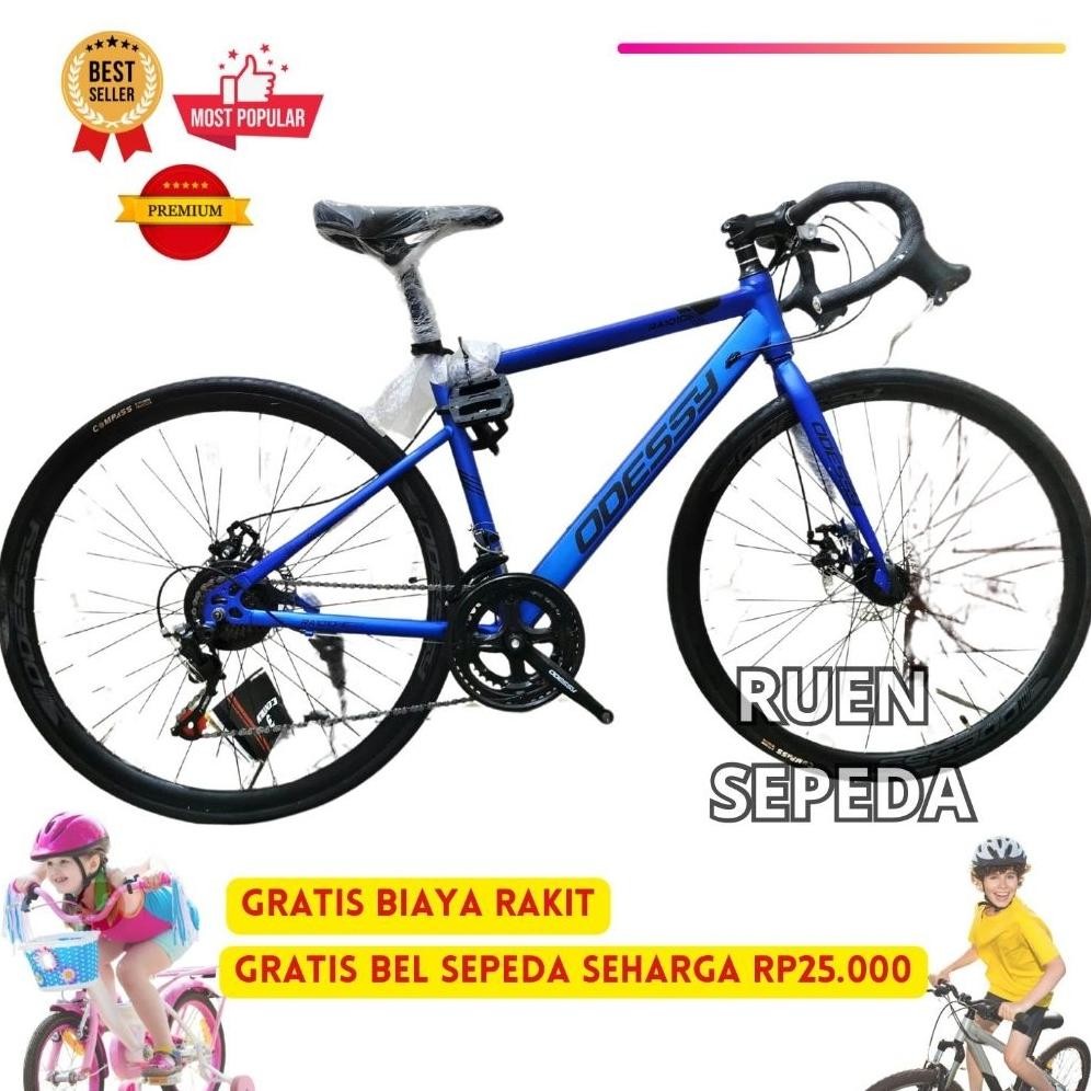 Sepeda RoadBike Evergreen Element Odessy 700C Rapier Steel 21 Speedement