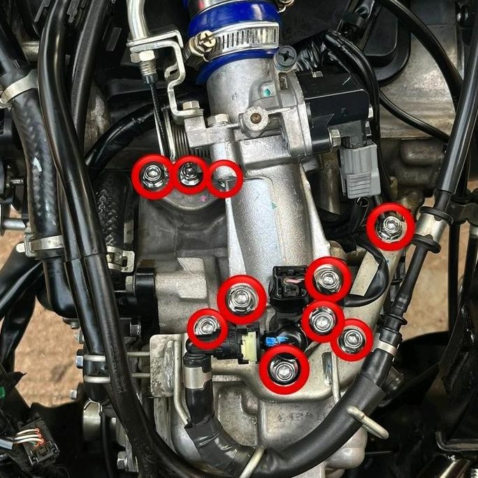 Promo BAUT TB VARIO 125/150 STAINLESS 2KUNCI HENG ORI (10PCS) COD