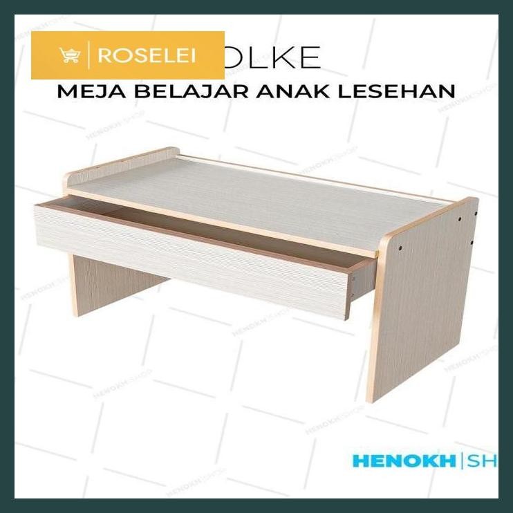 ROSELEI- Meja Belajar Lesehan / Meja Belajar Anak / Meja Laptop / Meja Kayu FOLKE WOODPANEL Tara Ser