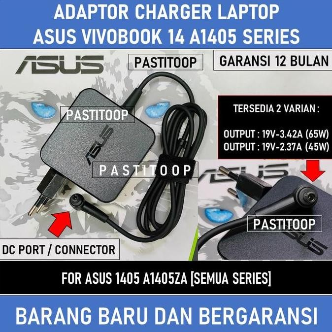 Adaptor Charger Laptop Asus Vivobook 14 A1405 A1405Za Terbaru