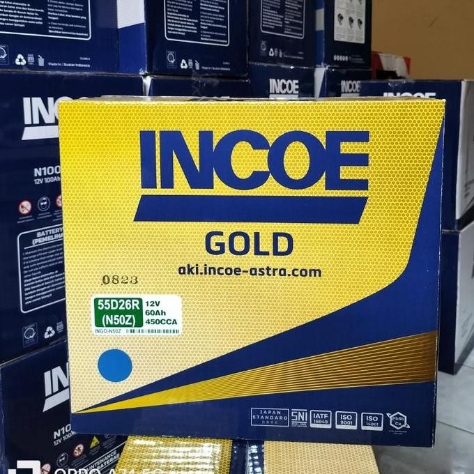 Promo Aki Mobil Incoe Gold N50Z/55D26R COD