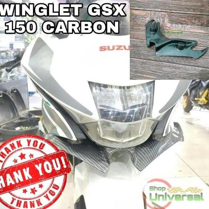 WINGLET GSX 150 R CARBON WINGLET SUZUKI GSX 150R CARBON TERBAIK