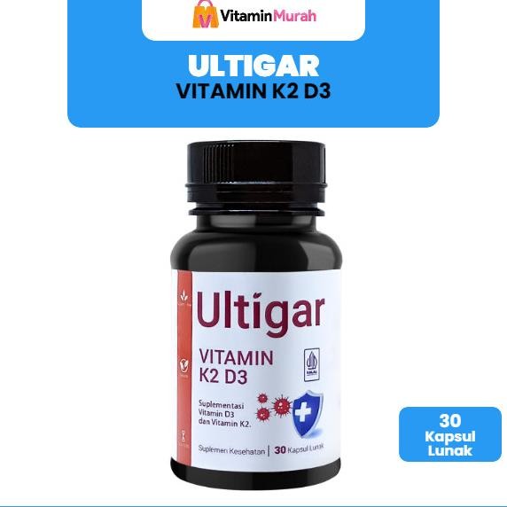 ULTIGAR VITAMIN K2 D3 SUPLEMEN KESEHATAN ISI 30 KAPSUL LUNAK