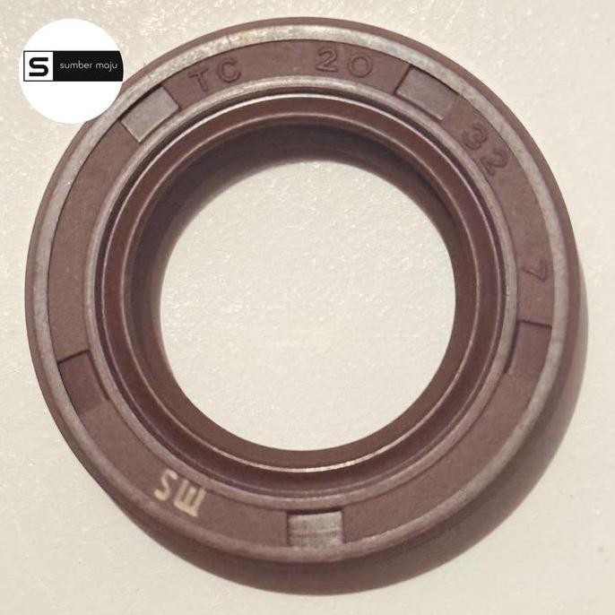 DT13 >> OIL SEAL TC 20*32*7 TC 20x32x7 TC 20 32 7 FKM TAHAN PANAS