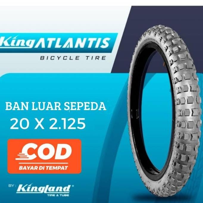 Promo Ban Luar Sepeda Anak MTB BMX Lipat Uk.20 x 2.125 Inch Atlantis By King COD
