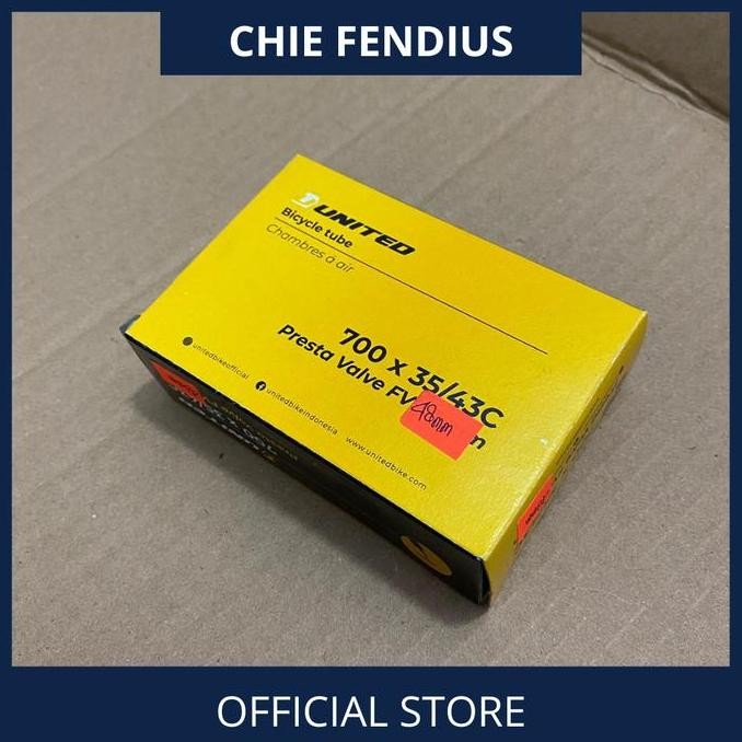 Promo Ban Dalam Sepeda United 700x35/43C Presta FV Gravel RoadBike Balap COD