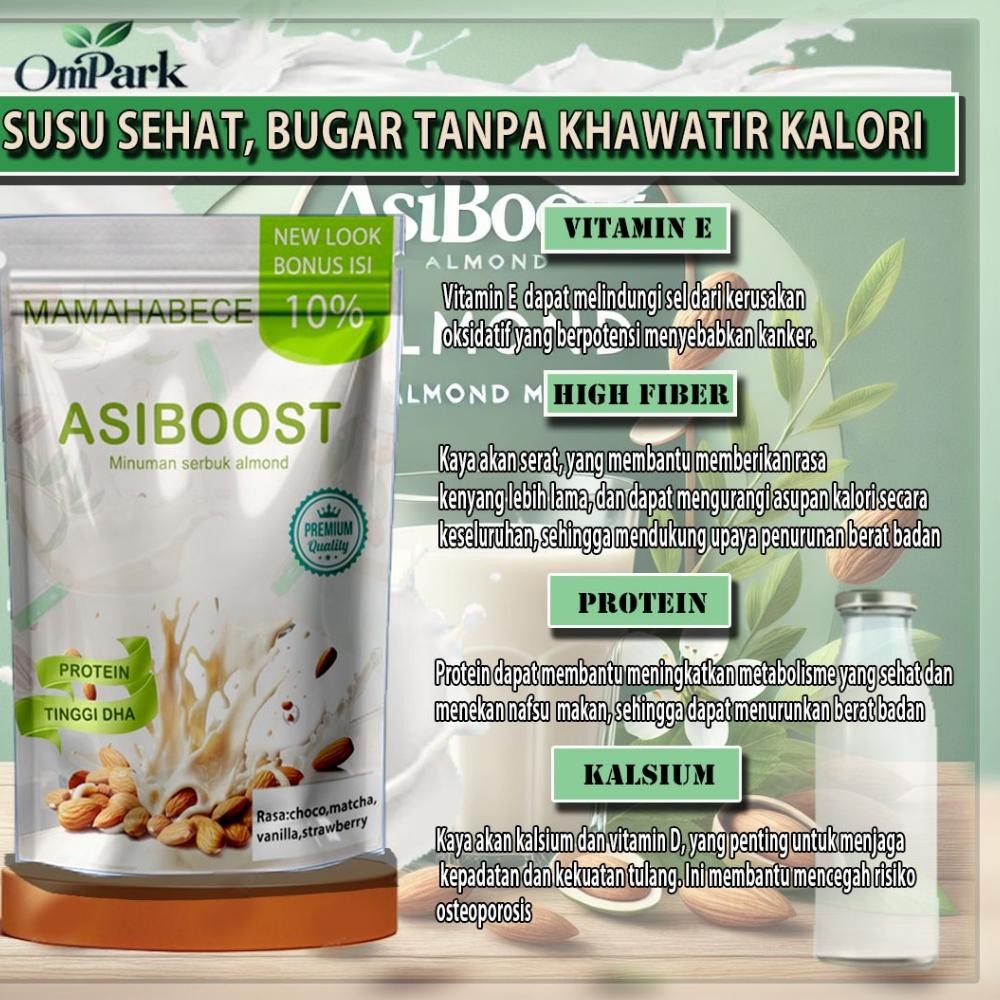 New! Susu Ibu Menyusui Agar Bayi Gemuk Almond Asi Booster Menyusui Susu Asi Booster Pelancaran Asi B