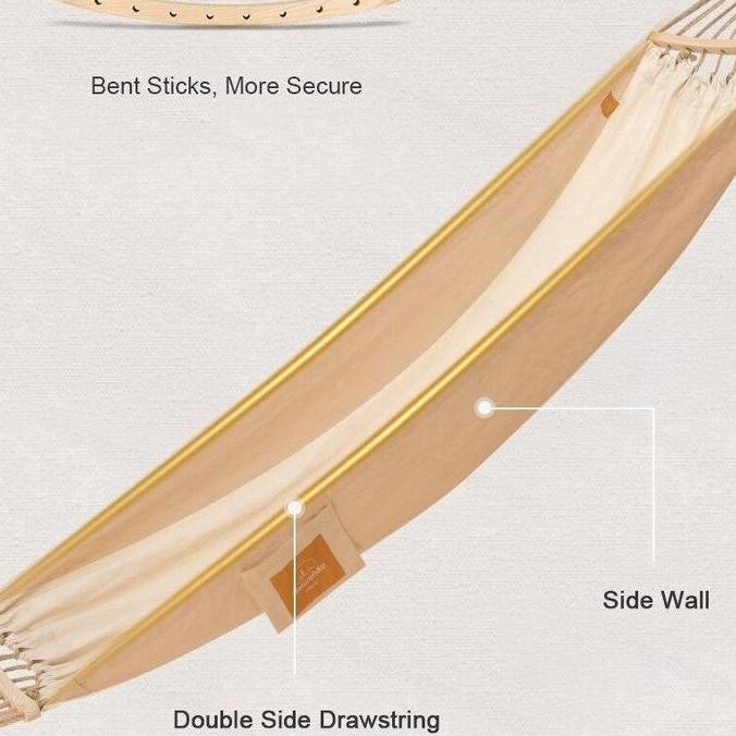 Hammock Canvas Naturehike Nh20Dc001 Ayunan Gantung Camping Outdoor