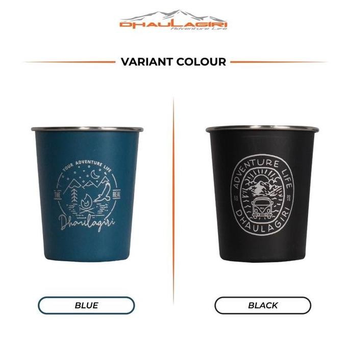 DB81>> gelas set stainless dhaulagiri gelas set camping gunung