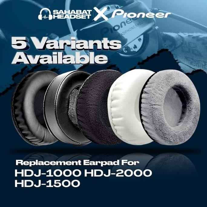 DB69>> Earpad Pioneer HDJ1000 HDJ2000 HDJ1500 HDJ 1000 HDJ 2000 HDJ 1500