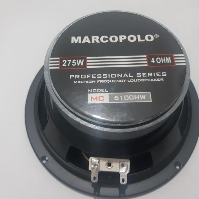 DI101 >> SPEAKER 6 INCH FULLRANGE MARCOPOLO 275 WATT ORIGINAL ASLI
