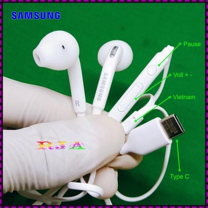 DT105 >> Headset Earphone Samsung Galaxy A80 Type C ORIGINAL 100%