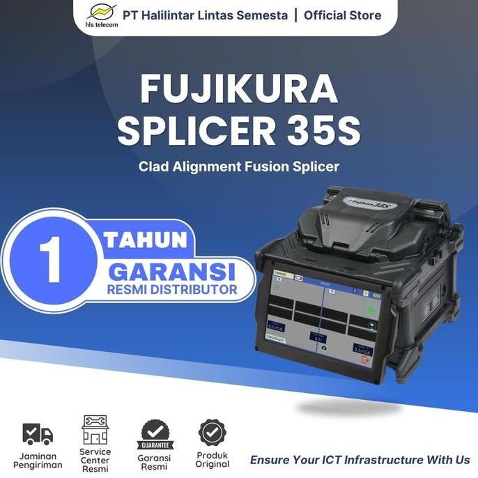 Fujikura 35S Clad Alignment Fusion Splicer | Alat Sambung Fiber Optik | Garansi Resmi Distributor