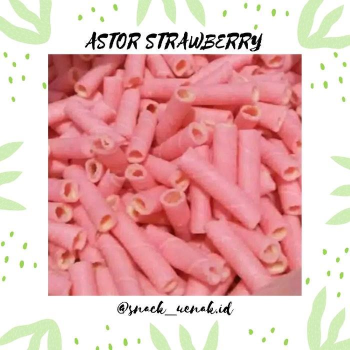 SNACK KILOAN ASTOR MINI STRAWBERRY 500 GRAM | CEMILAN MURAH MAKASSAR