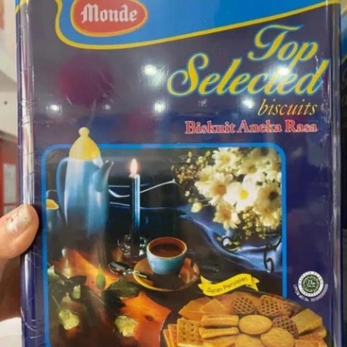 MONDE TOP SELECTED BISKUIT ANEKA RASA KALENG 1050 GRAM