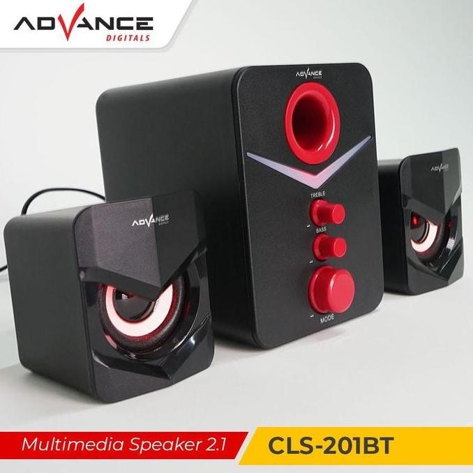 DF194>> Advance CLS201BT Speaker Bluetooth Bass Wireless Portable Aktif Speaker Mini