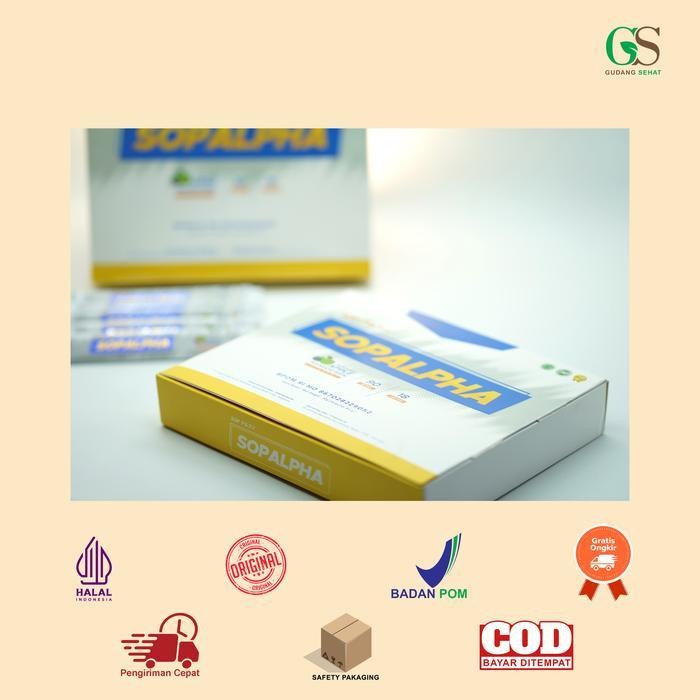 MANADO SOPALPHA 1 Box 18 Sachet ORIGINAL BPOM HALAL