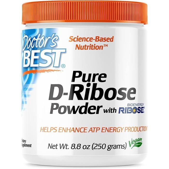 Doctor's Best Pure D-Ribose Powder + BioEnergy Ribose Enhance ATP 250g