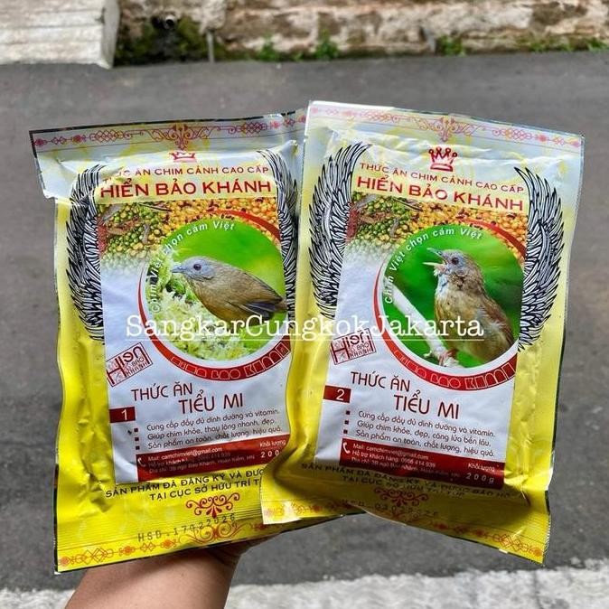 Voer HBK 1 HBK 2 Tieumi Wambi Mini Pakan Burung Import High Protein murah