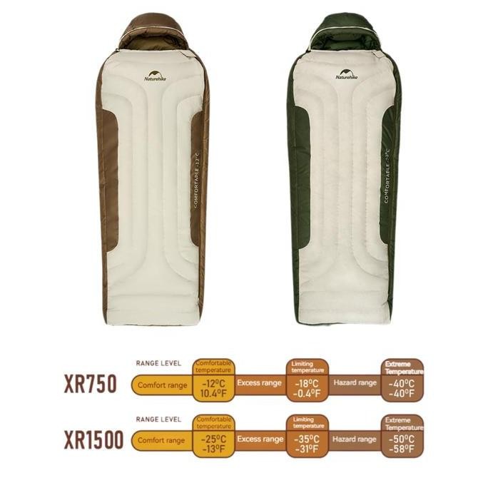 Sleeping Bag Naturehike Cnh22Sd007 Xr750 Sb Goose Down - Red