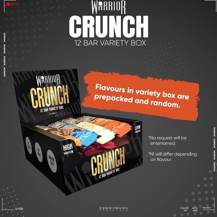 Warrior Crunch Protein Bar ( Box of 12 )