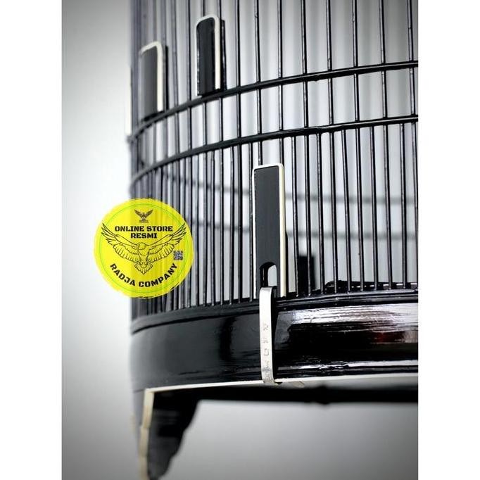 SANGKAR KANDANG BURUNG MURAI BATU RADJA HITAM LIS ACRILIK NO 2 murah