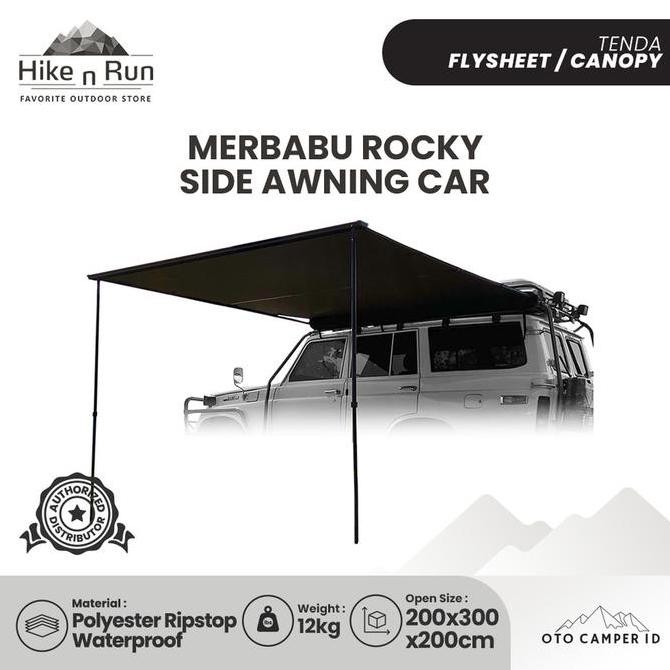 Kanopi Flysheet Mobil Oto Camper Id Merbabu Rocky Side Awning Car